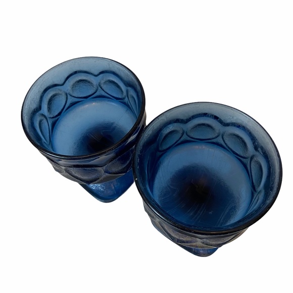 Vintage Noritake Spotlight Blue Dessert Bowls - Picture 3 of 3